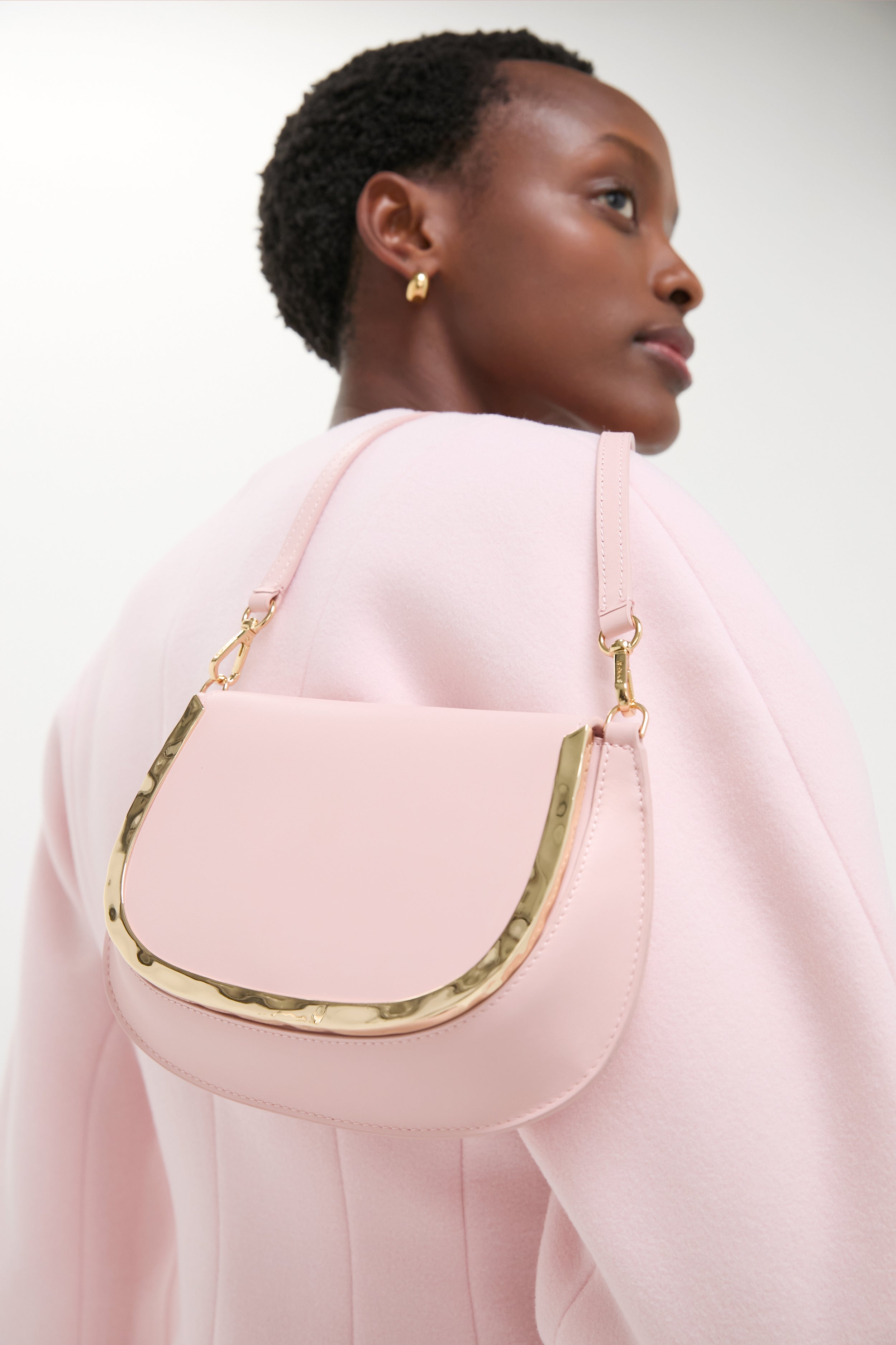 Simply Heavenly - Original London Cast(中古品) Pale Pink Logan Leather Crossbody | SIMKHAI