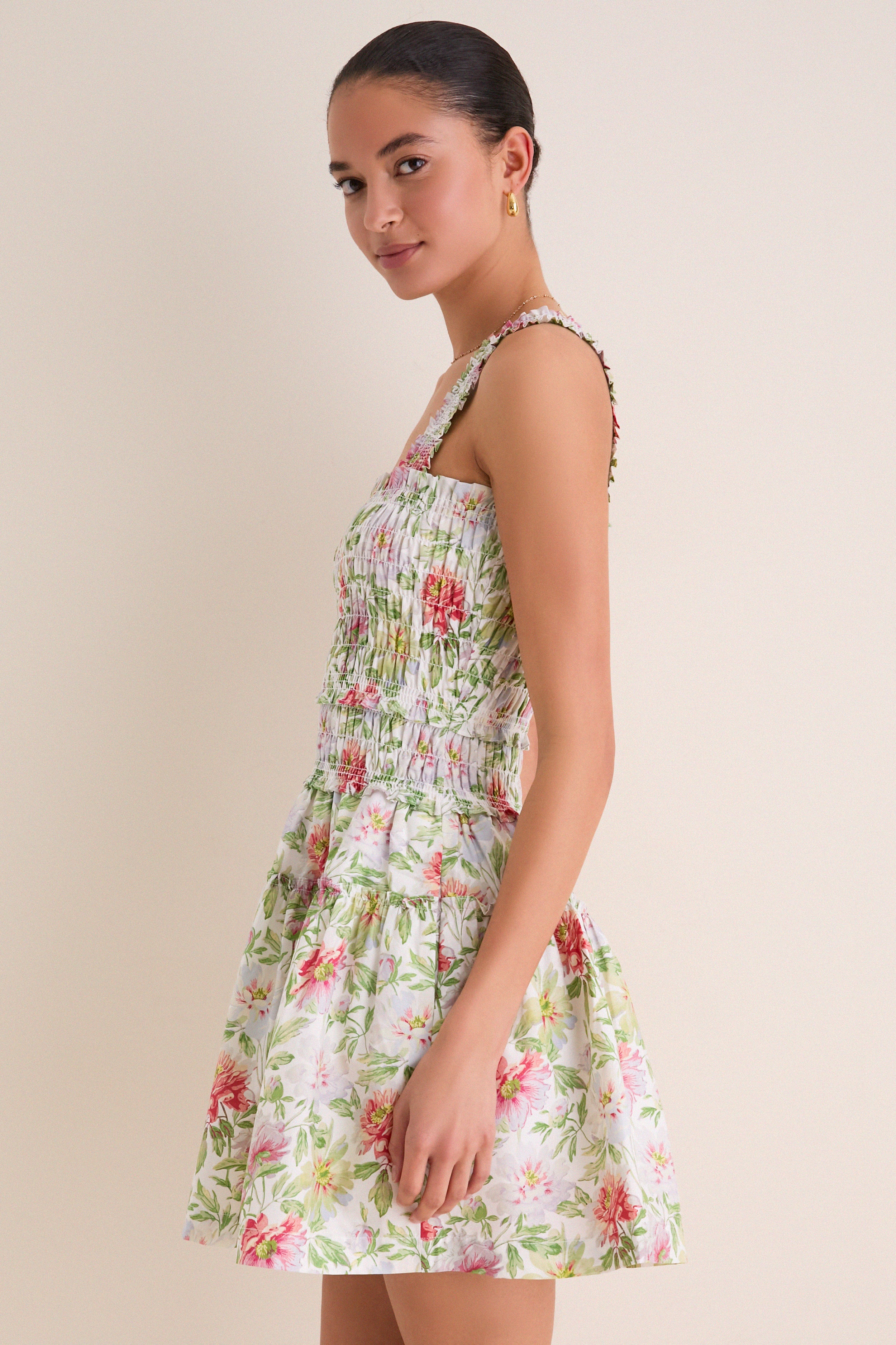 Peony Chintz Azalea Mini Nap Dress | Hill House Home