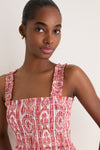 Coral Corsica Paisley Azalea Maxi Nap Dress