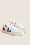 Kids White Indigo Pepper Small V-90 Sneakers