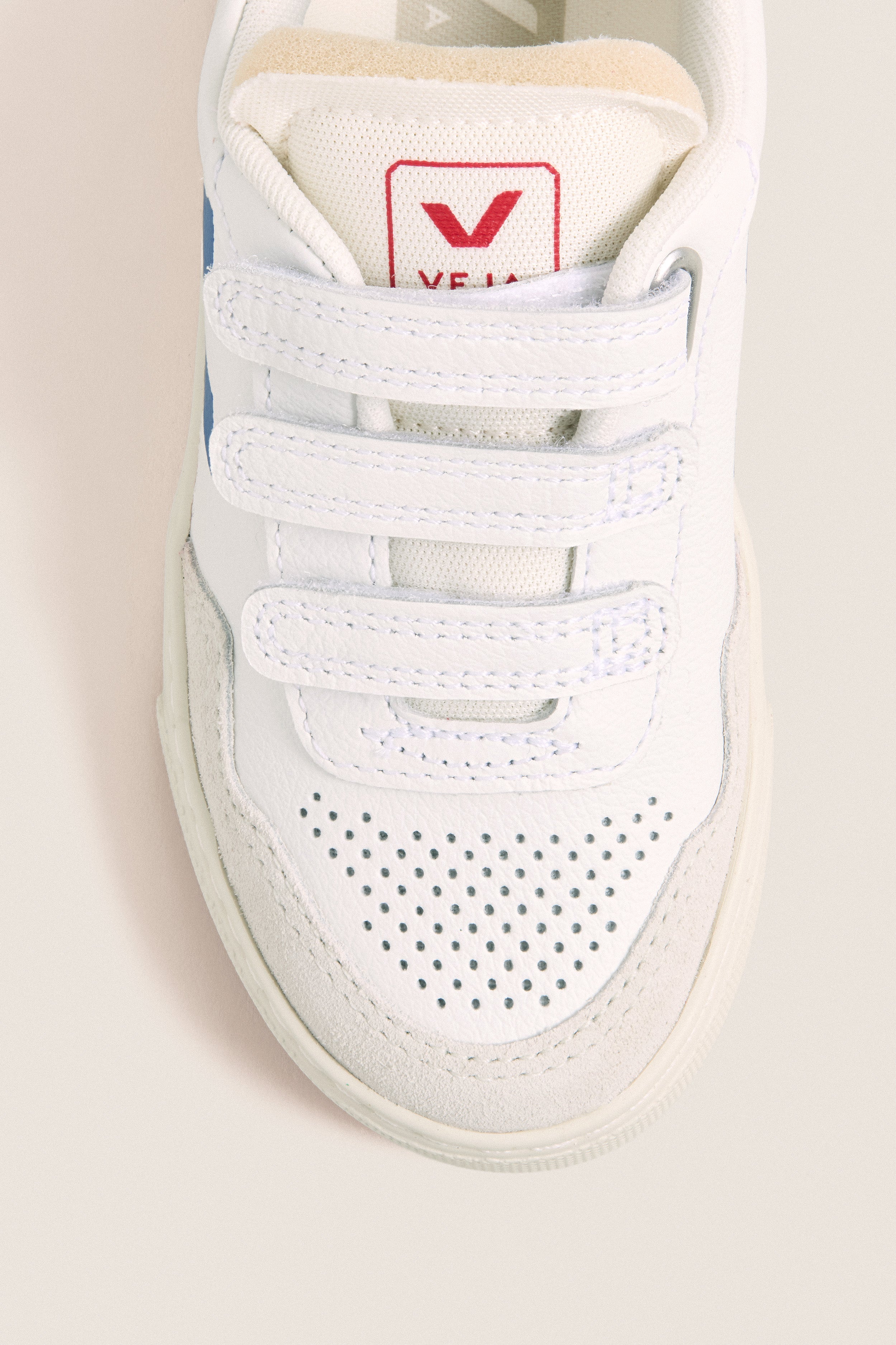 Kids White Indigo Pepper Small V-90 Sneakers
