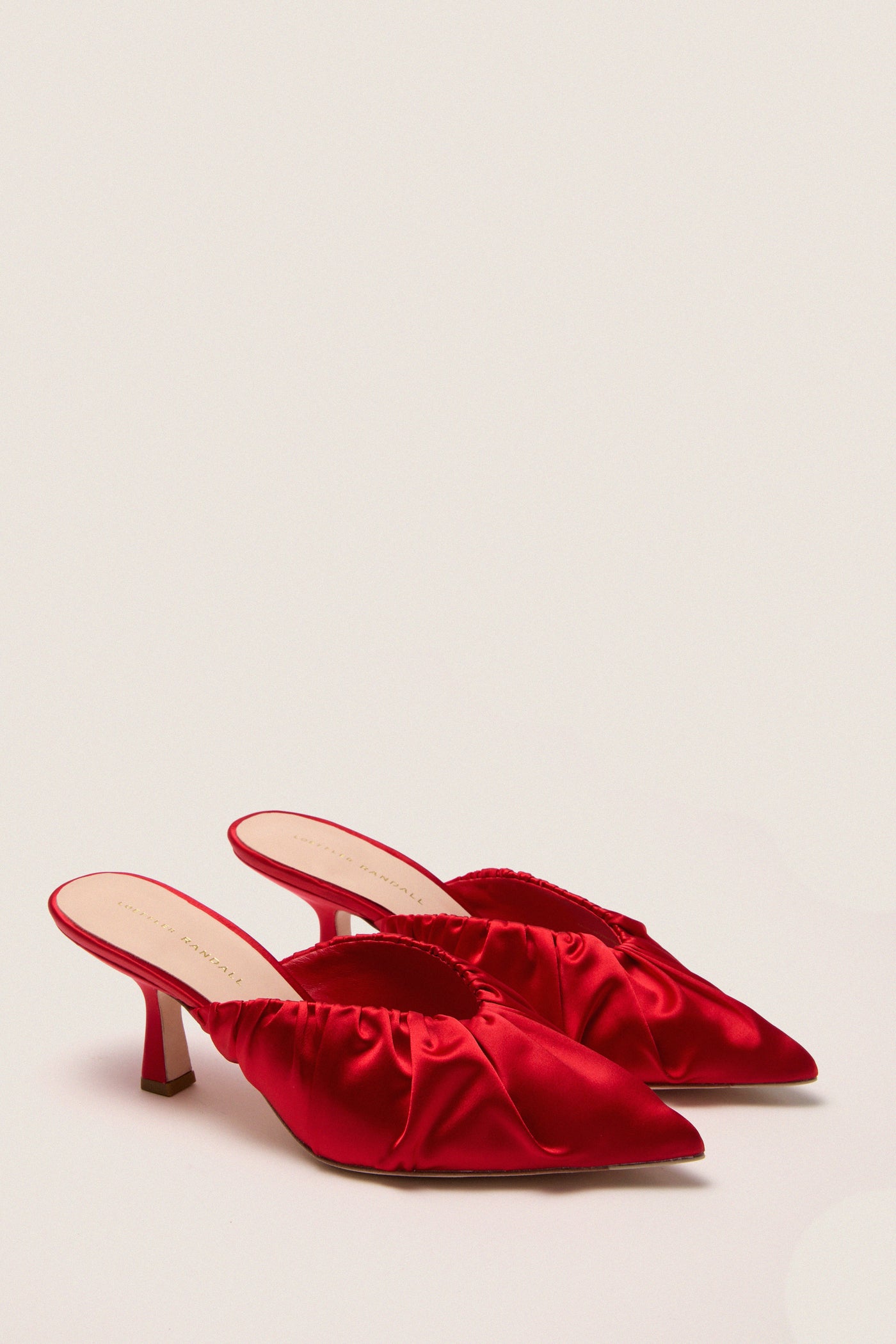 Red Stain Inez Heels