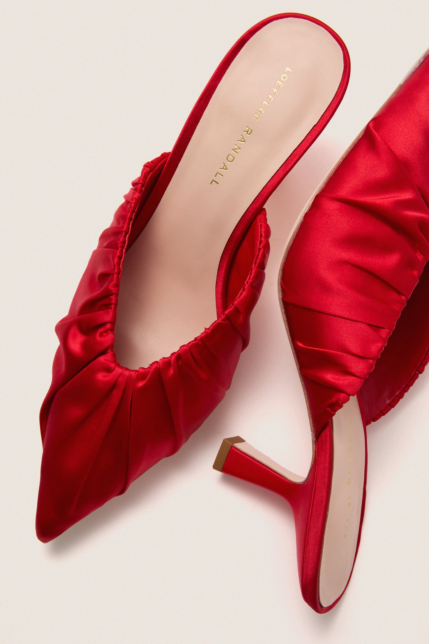 Red Stain Inez Heels
