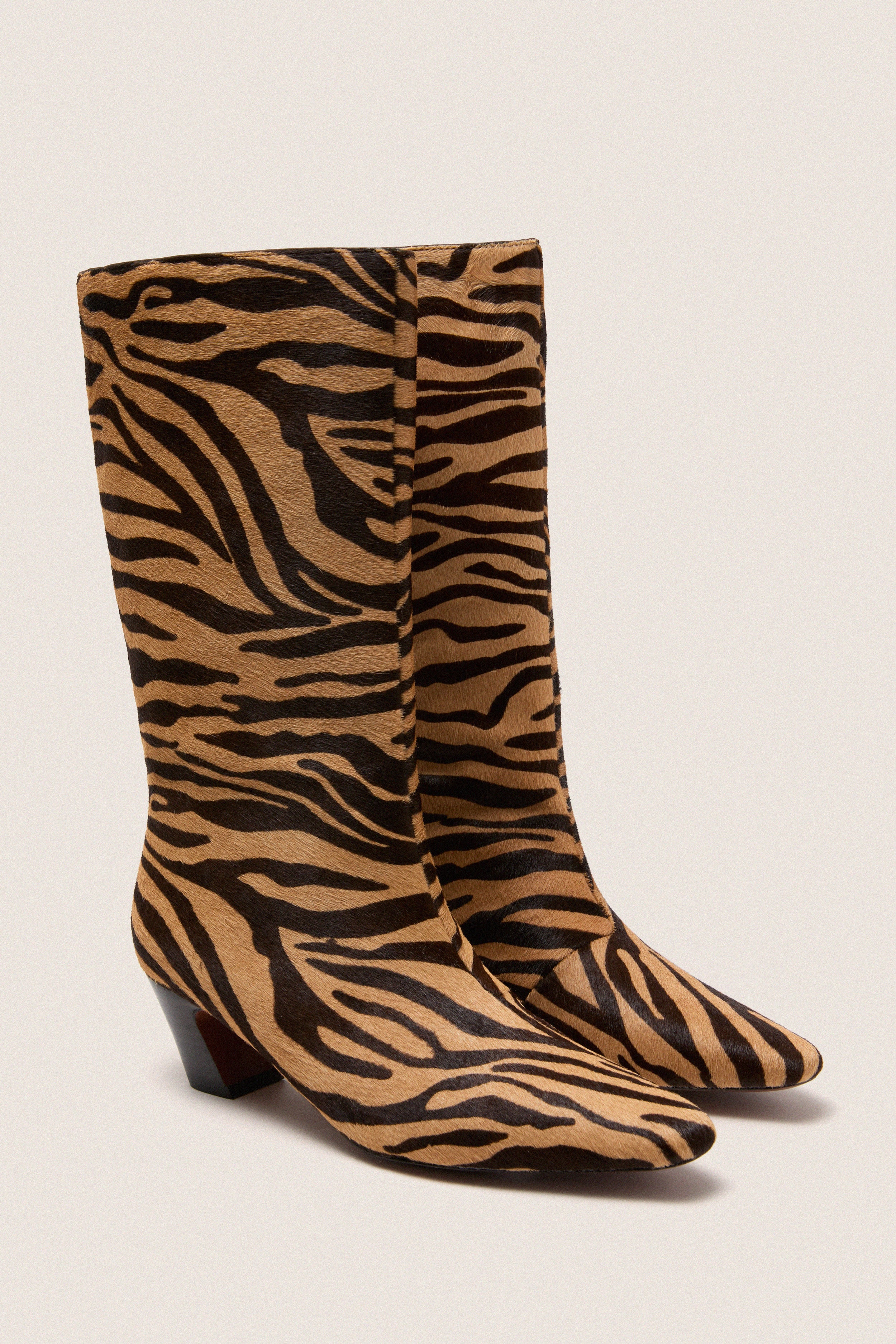 Zebra Cleo Boots