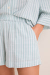 Seagrass Regatta Stripe Nautico Relaxed Short PJ Set