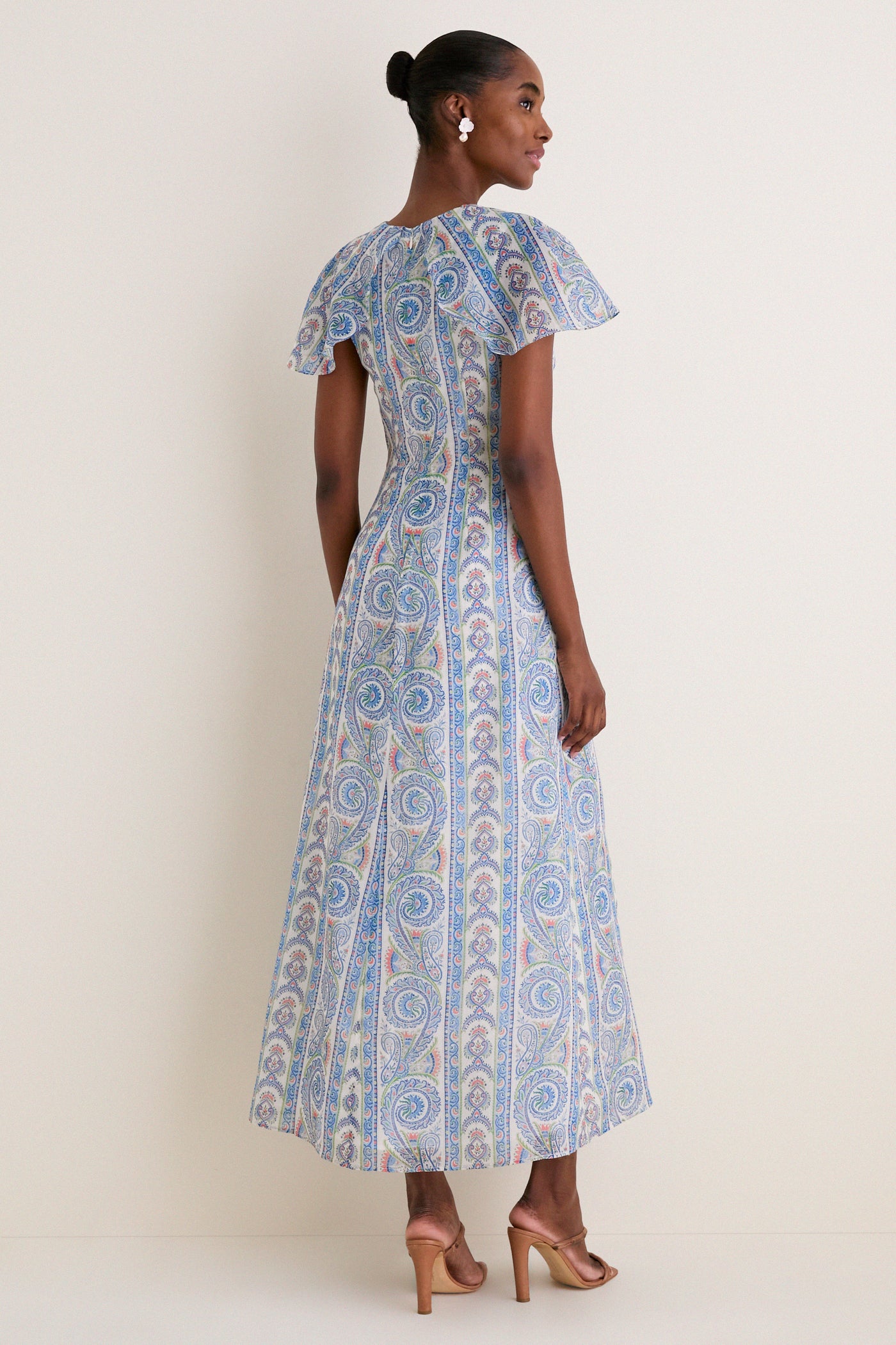Blue Corsica Paisley Davina Dress | Hill House Home