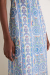 Blue Corsica Paisley Davina Dress