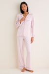 Pale Pink Gisele Long PJ Set