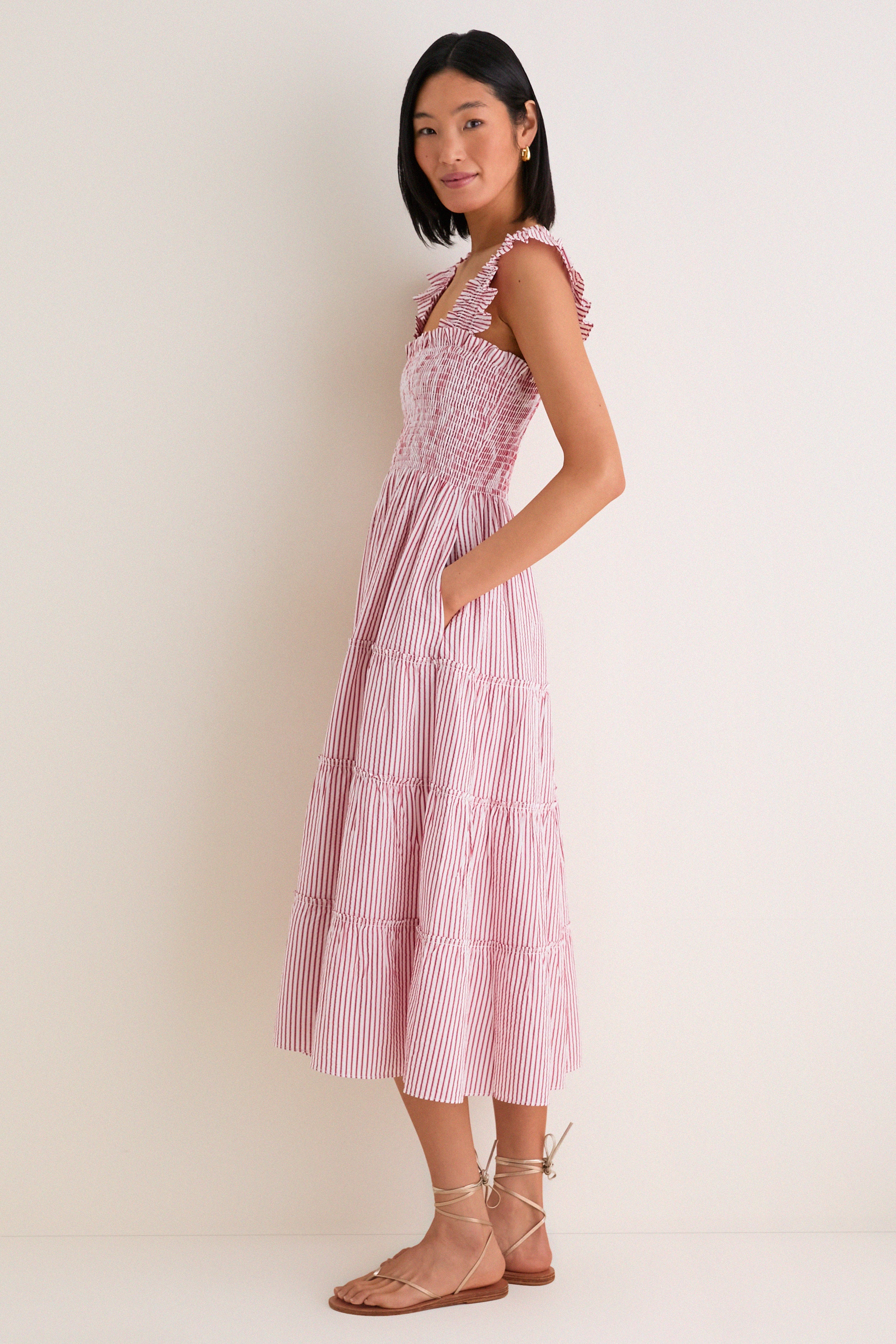 hill house red stripe dress Hill House Home