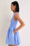 Blue Stripe Cosima Mini Nap Dress