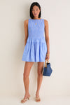Blue Stripe Cosima Mini Nap Dress