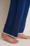 Navy Frida Long PJ Set