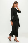 Black Chiffon Sasha Dress