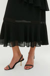 Black Chiffon Sasha Dress