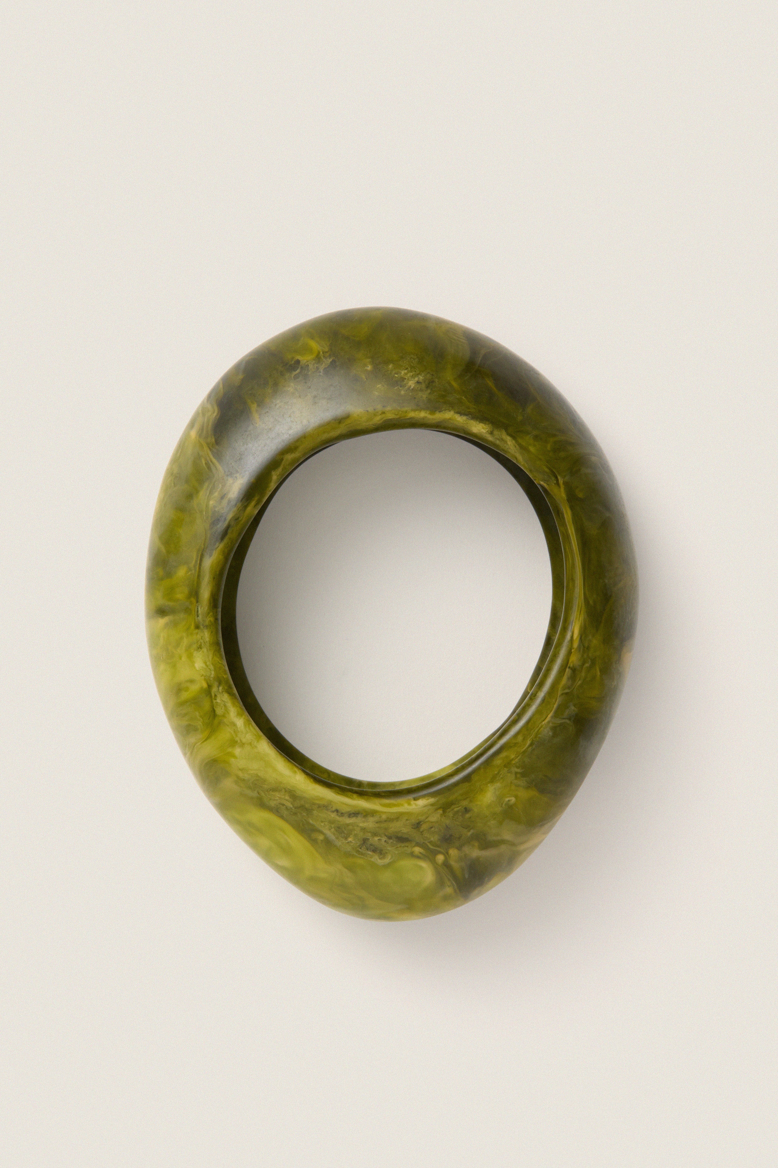 Malachite Rock Large Bangle
