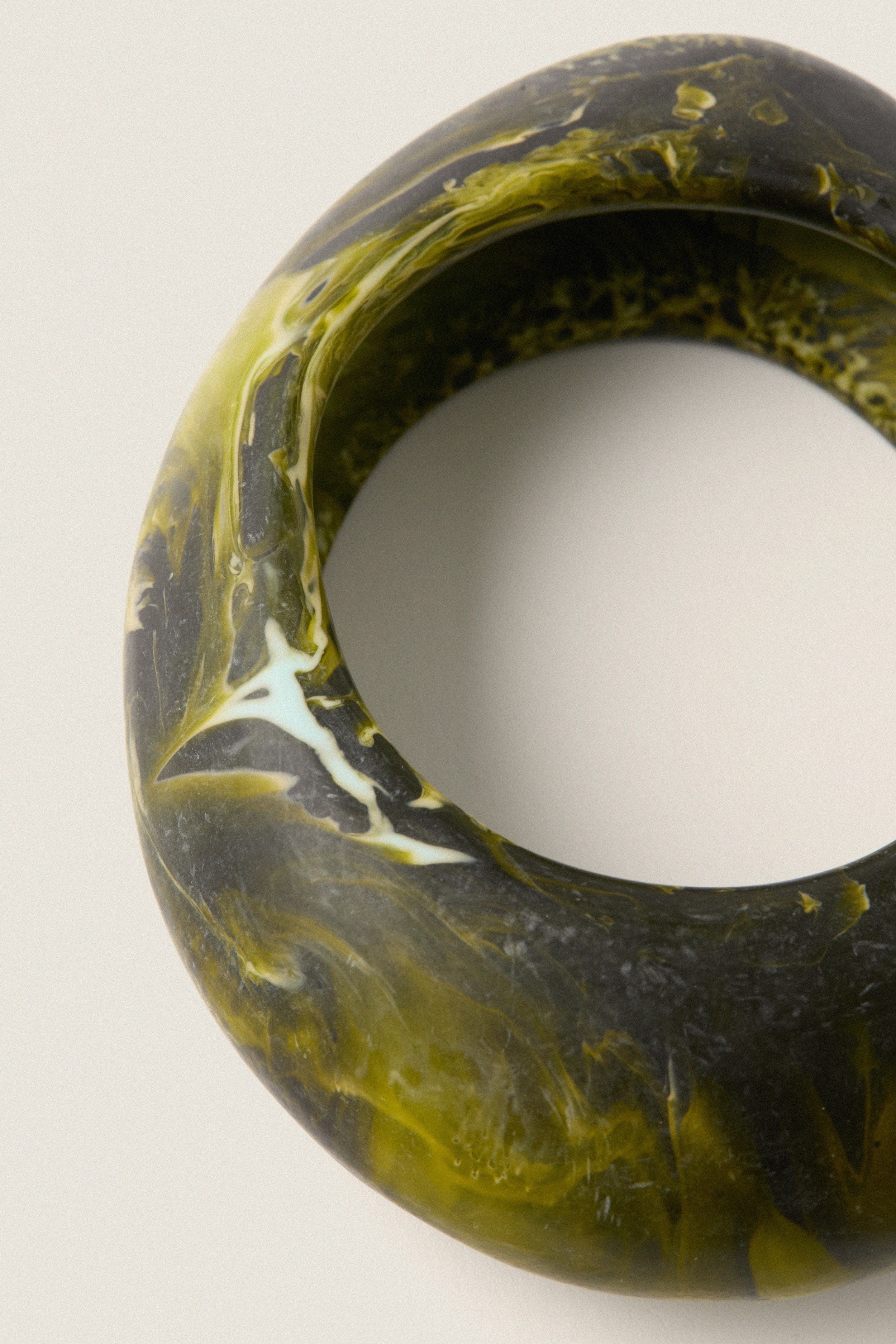 Malachite Rock Large Bangle