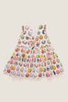 Multi Eggs Eloise Ruffle Dress