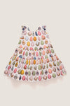 Multi Eggs Eloise Ruffle Dress