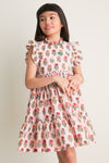 Multi Floral Drop Jennifer Dress