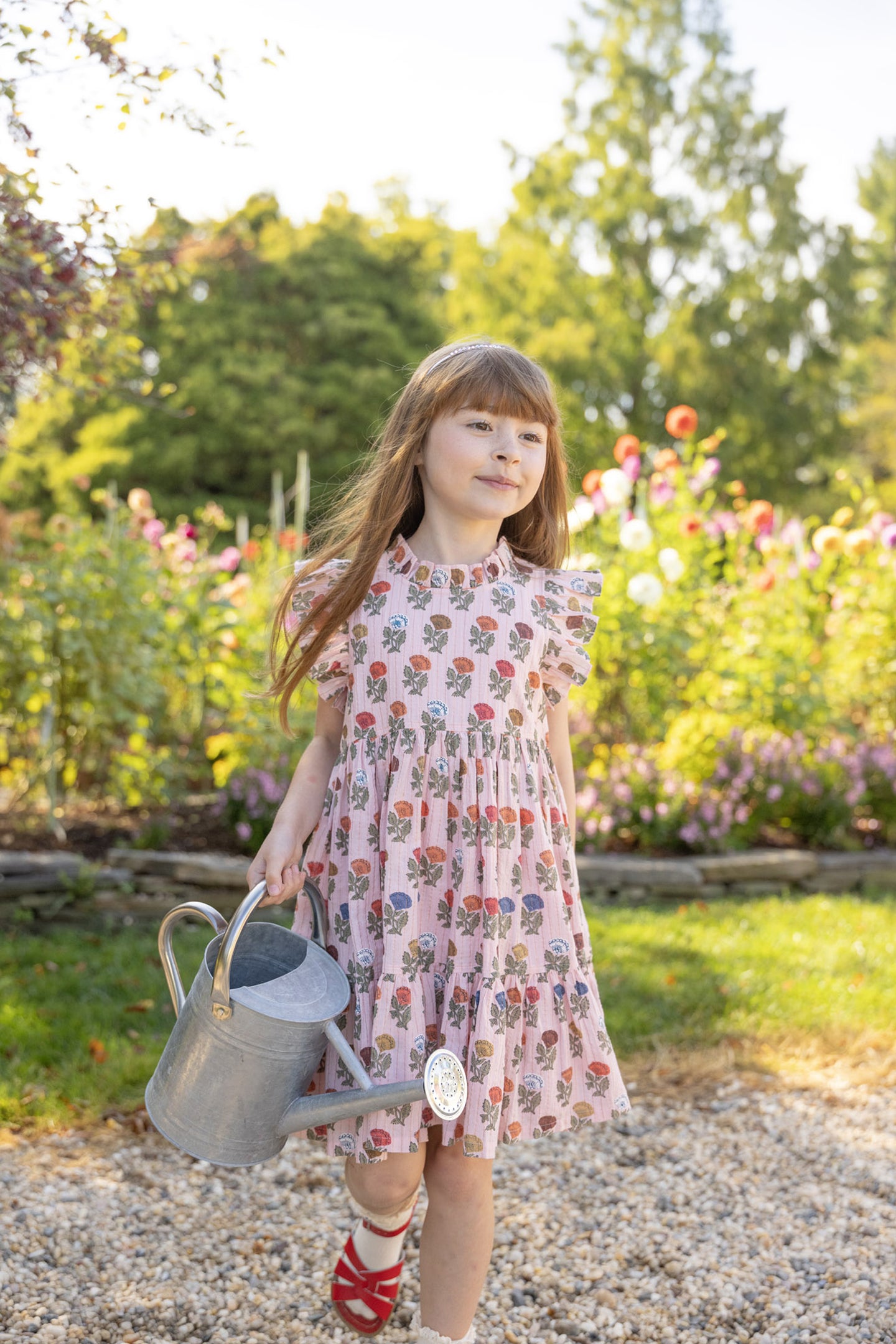 Multi Floral Drop Jennifer Dress