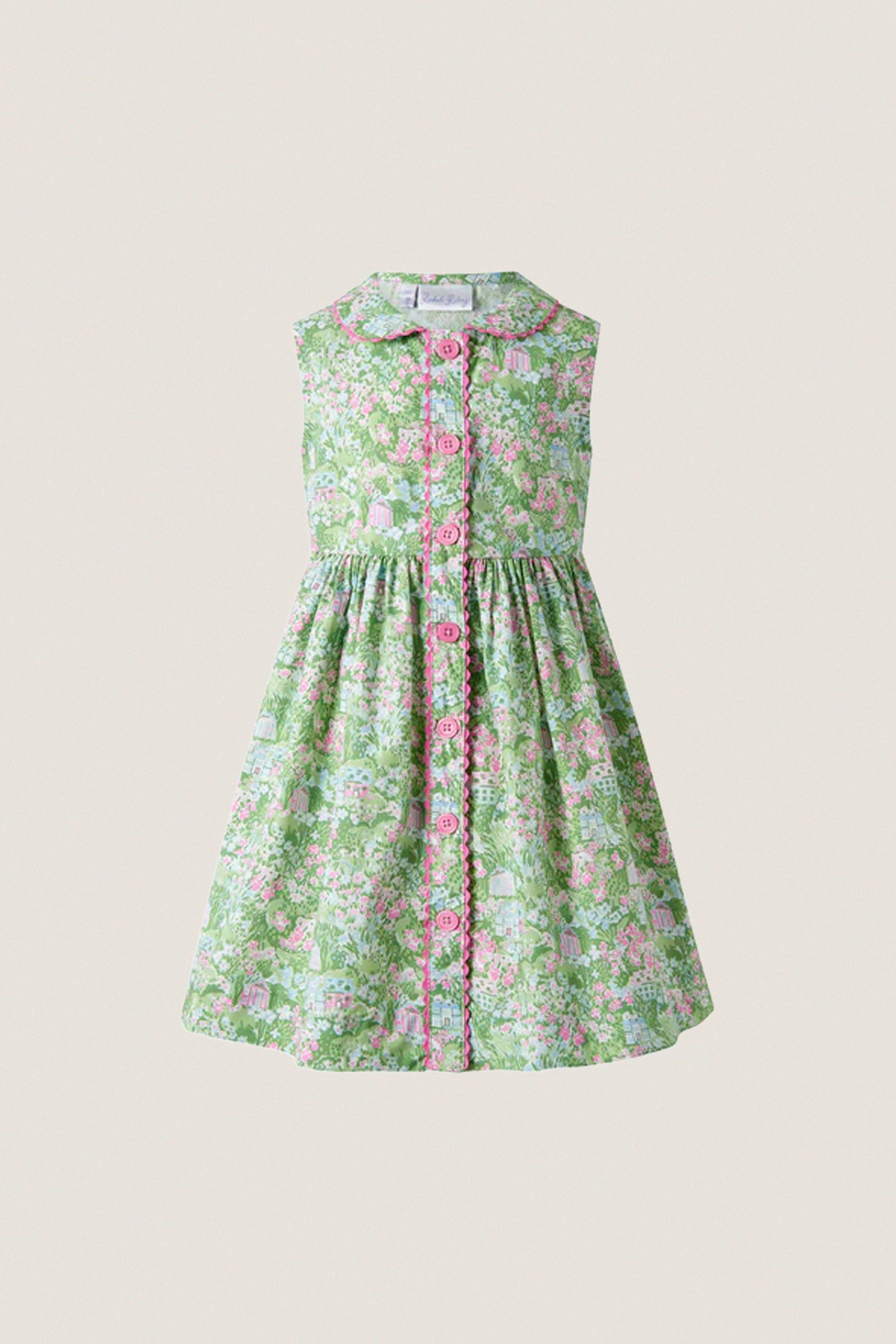 beyonce green light dress Garden Button-Front Dress