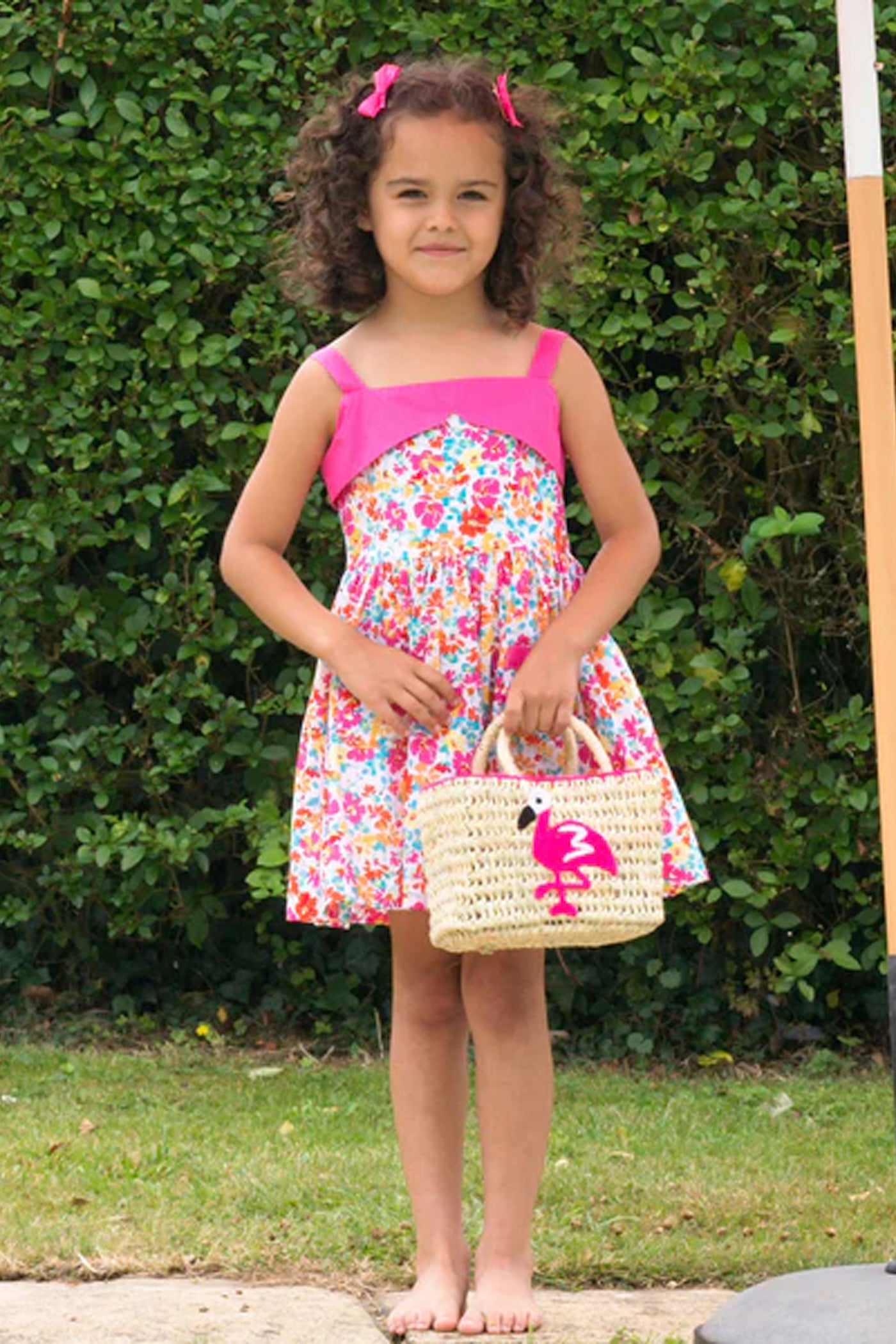 Flamingo Mini Beach Bag