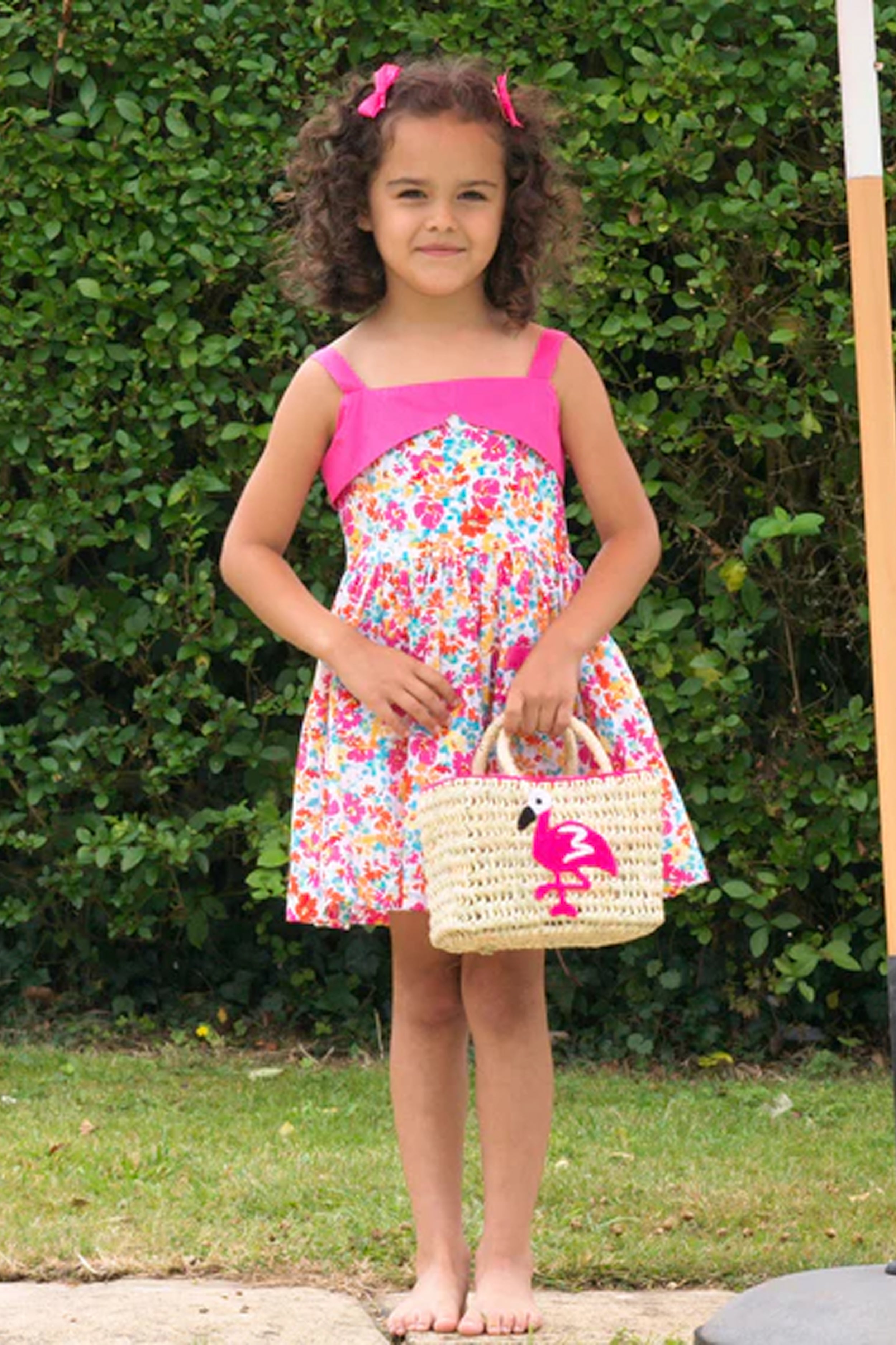 Flamingo Mini Beach Bag