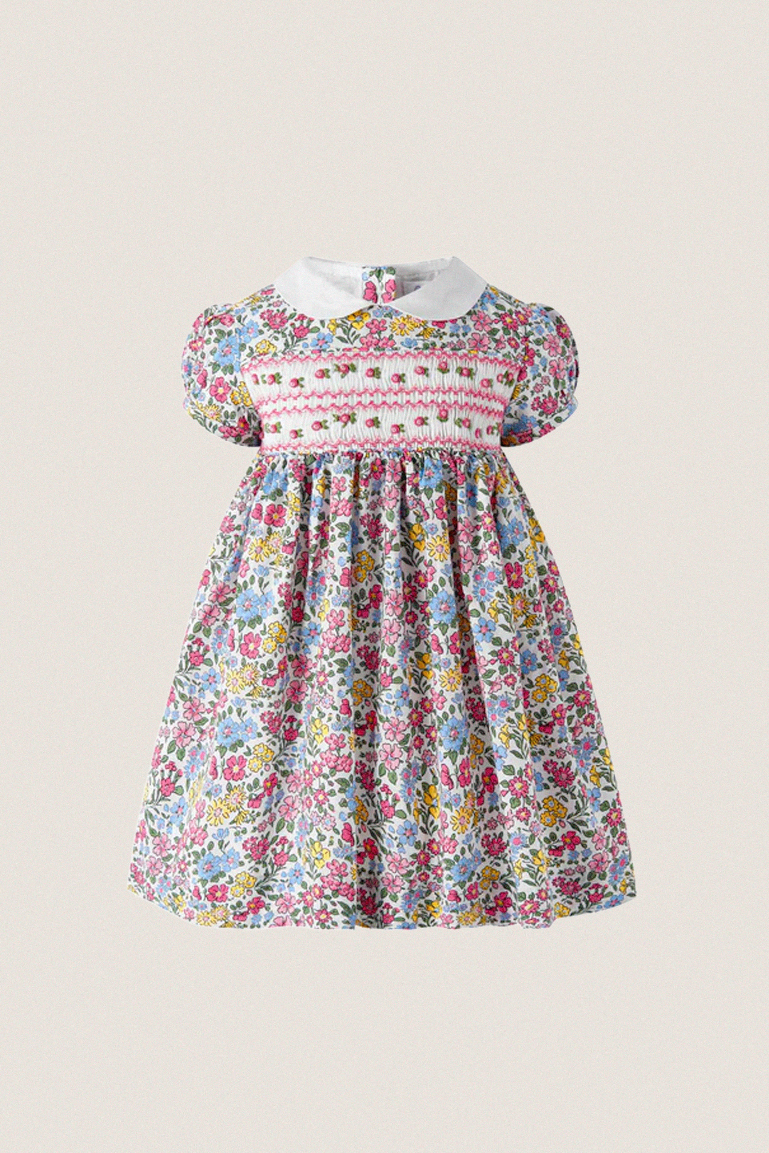 Ditsy Floral Smocked Dress and Bloomers