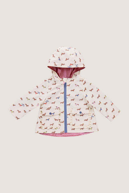 Rainy Day Dachshunds Rafa Reversible Raincoat