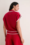 Garnet Eclat Polo Sweater