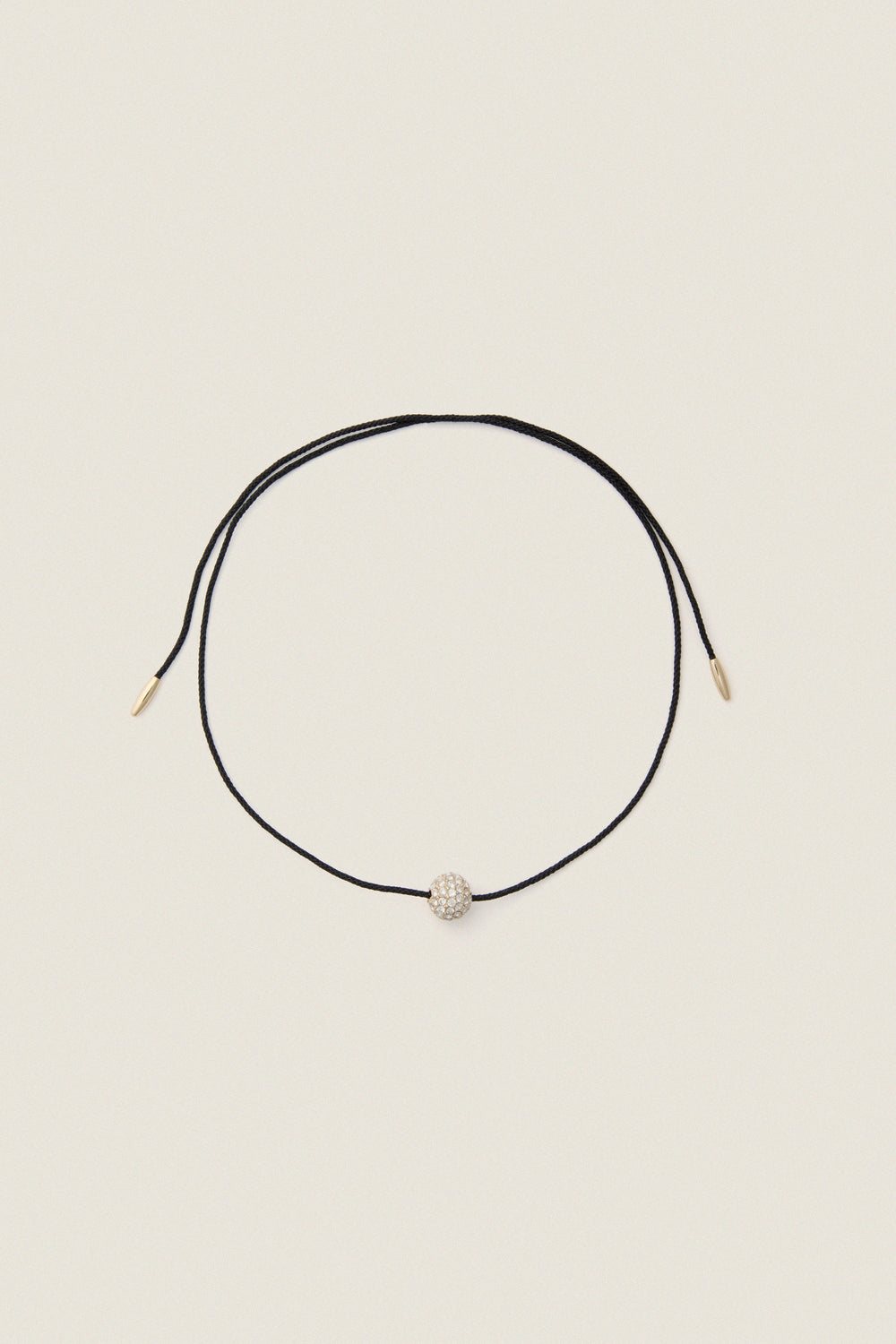 Gold and Black Spark Necklace