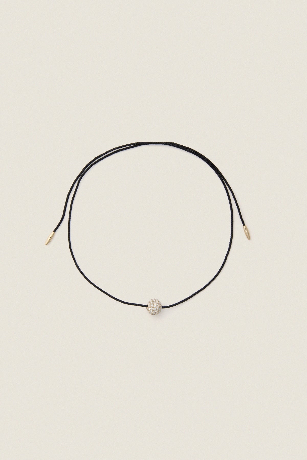 Gold and Black Spark Necklace
