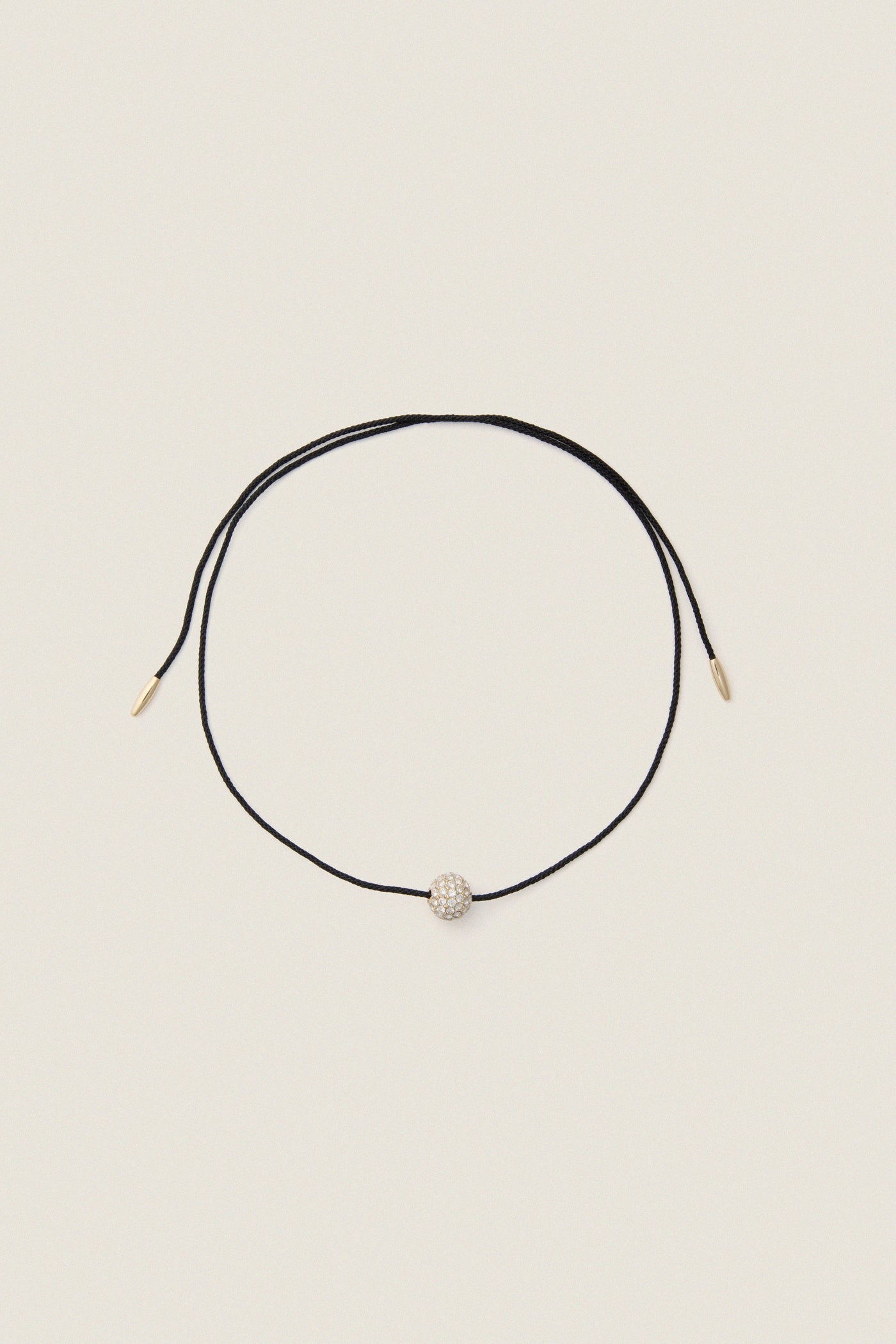 Gold and Black Spark Necklace