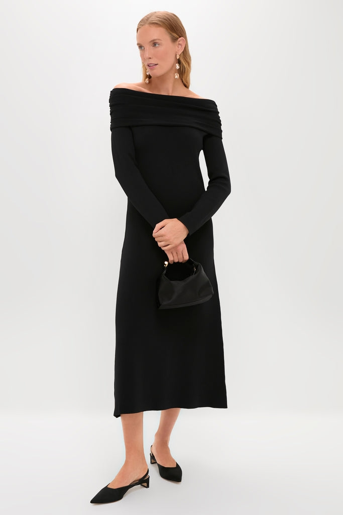 Black Off-the-Shoulder Ursula Maxi Dress | Tuckernuck Black Off-the-Shoulder Ursula Maxi Dress | Tuckernuck