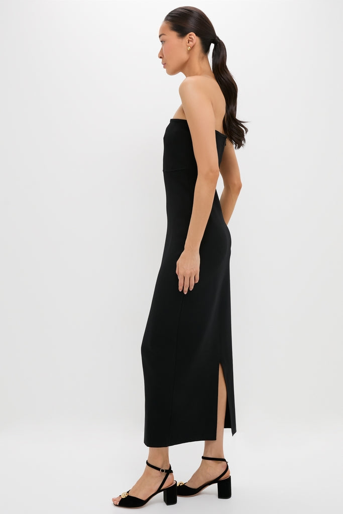 Black Strapless Joelle Dress