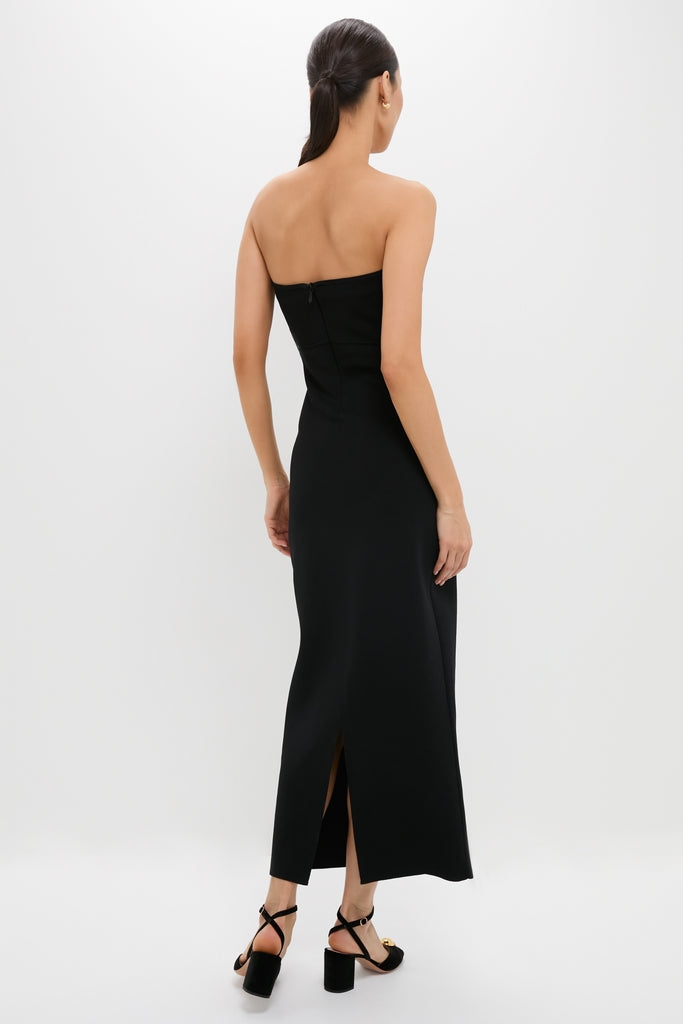 Black Strapless Joelle Dress