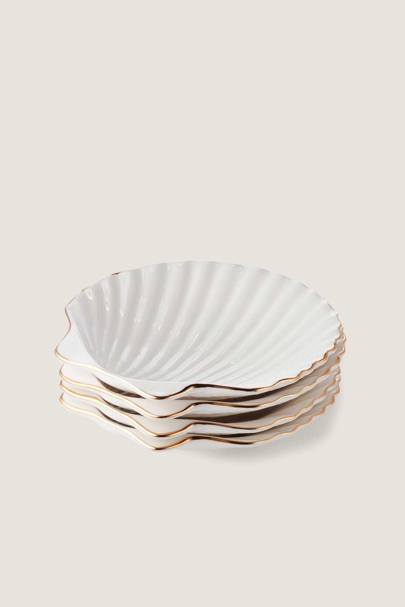 Shell Appetizer Plates (Set of 4)