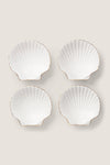 Shell Appetizer Plates (Set of 4)