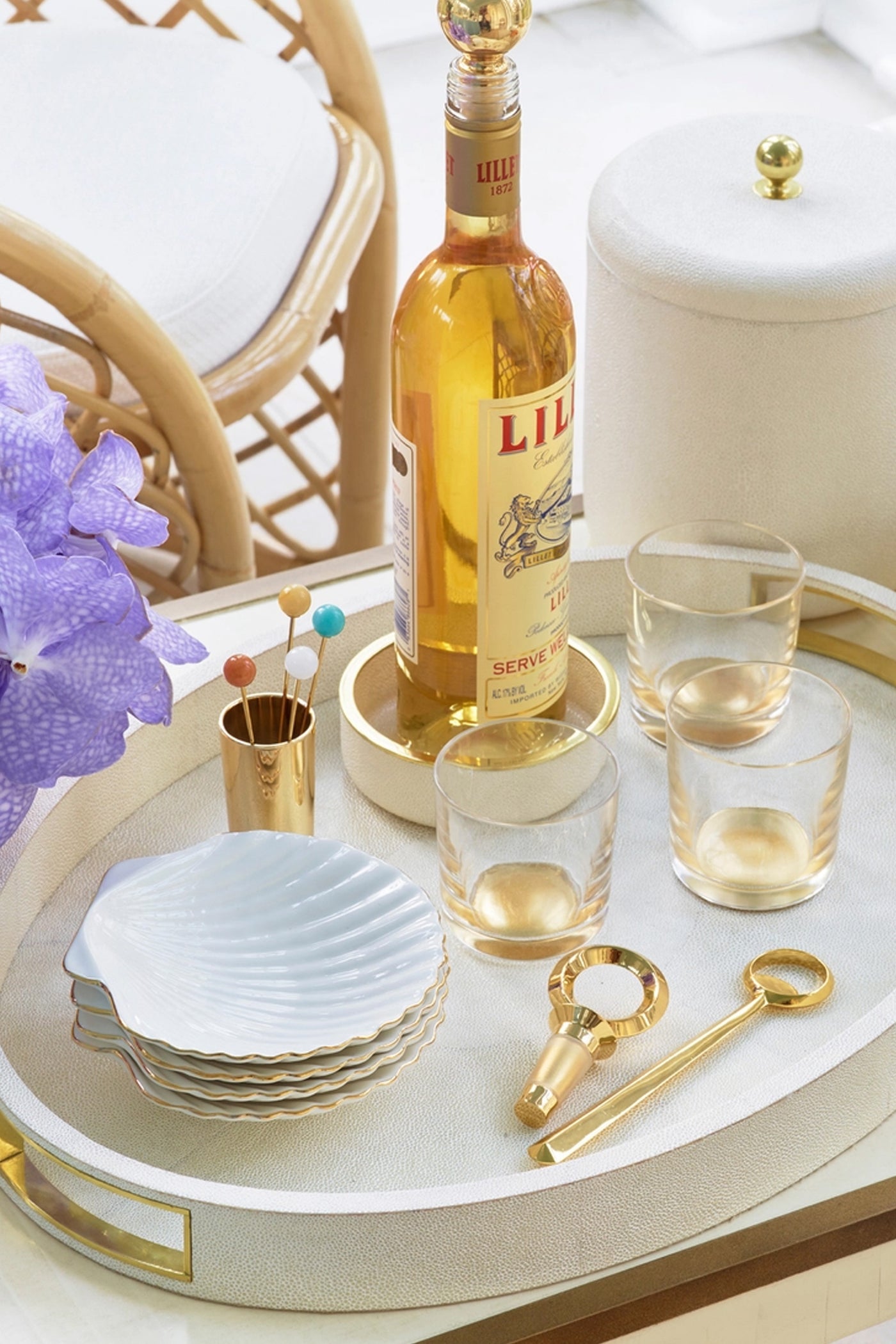 Shell Appetizer Plates (Set of 4)