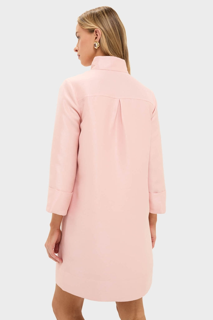 Soft Pink Dupioni Megan Dress