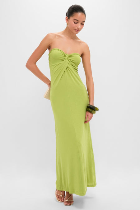 Apple Carrey Strapless Maxi Dress