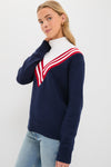 Chevron Johnny Turtleneck Sweater