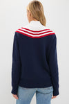 Chevron Johnny Turtleneck Sweater