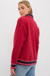 Red Shaun Quarter Zip