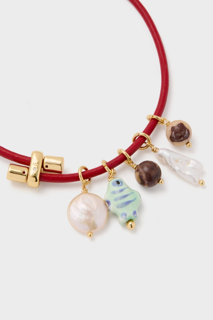 Maroon Vega Bracelet