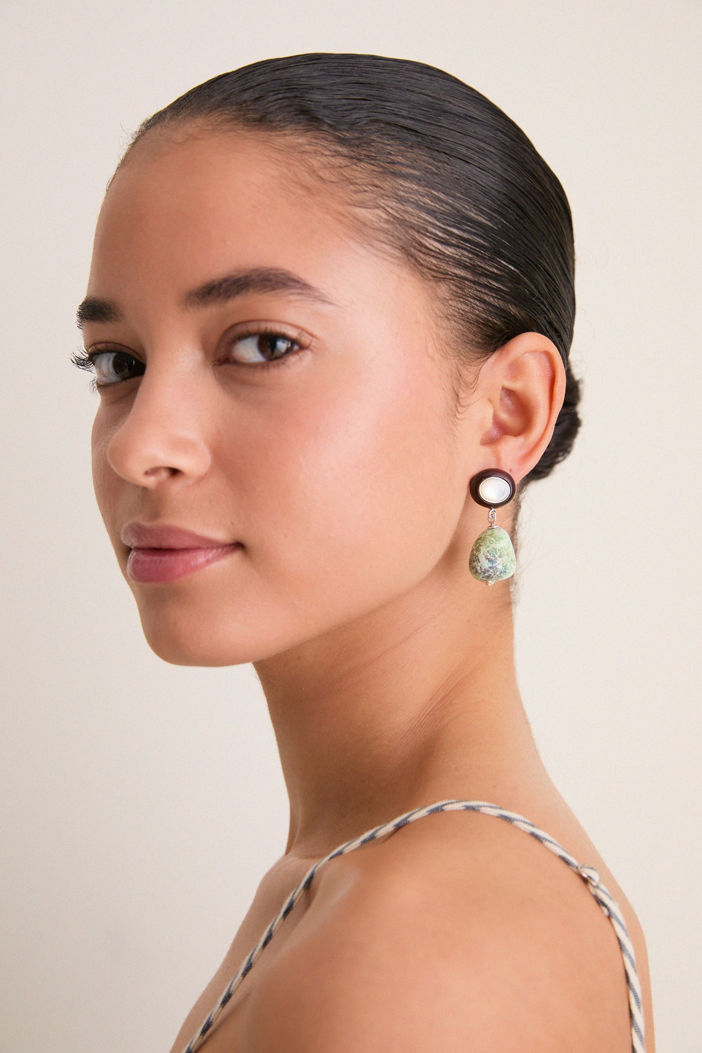 Tuckernuck x Lizzie Fortunato Turquoise Laurel Earrings