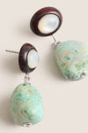 Tuckernuck x Lizzie Fortunato Turquoise Laurel Earrings