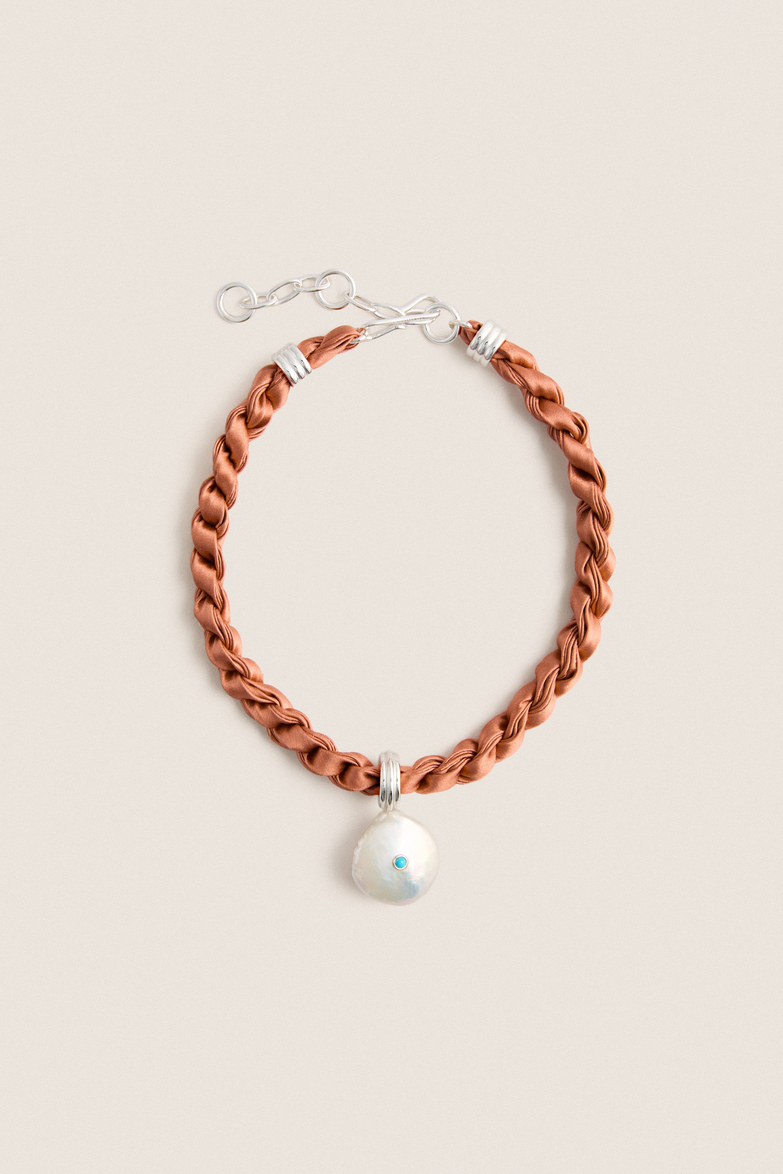 Tuckernuck x Lizzie Fortunato Desert Pearl Woven Collar Necklace
