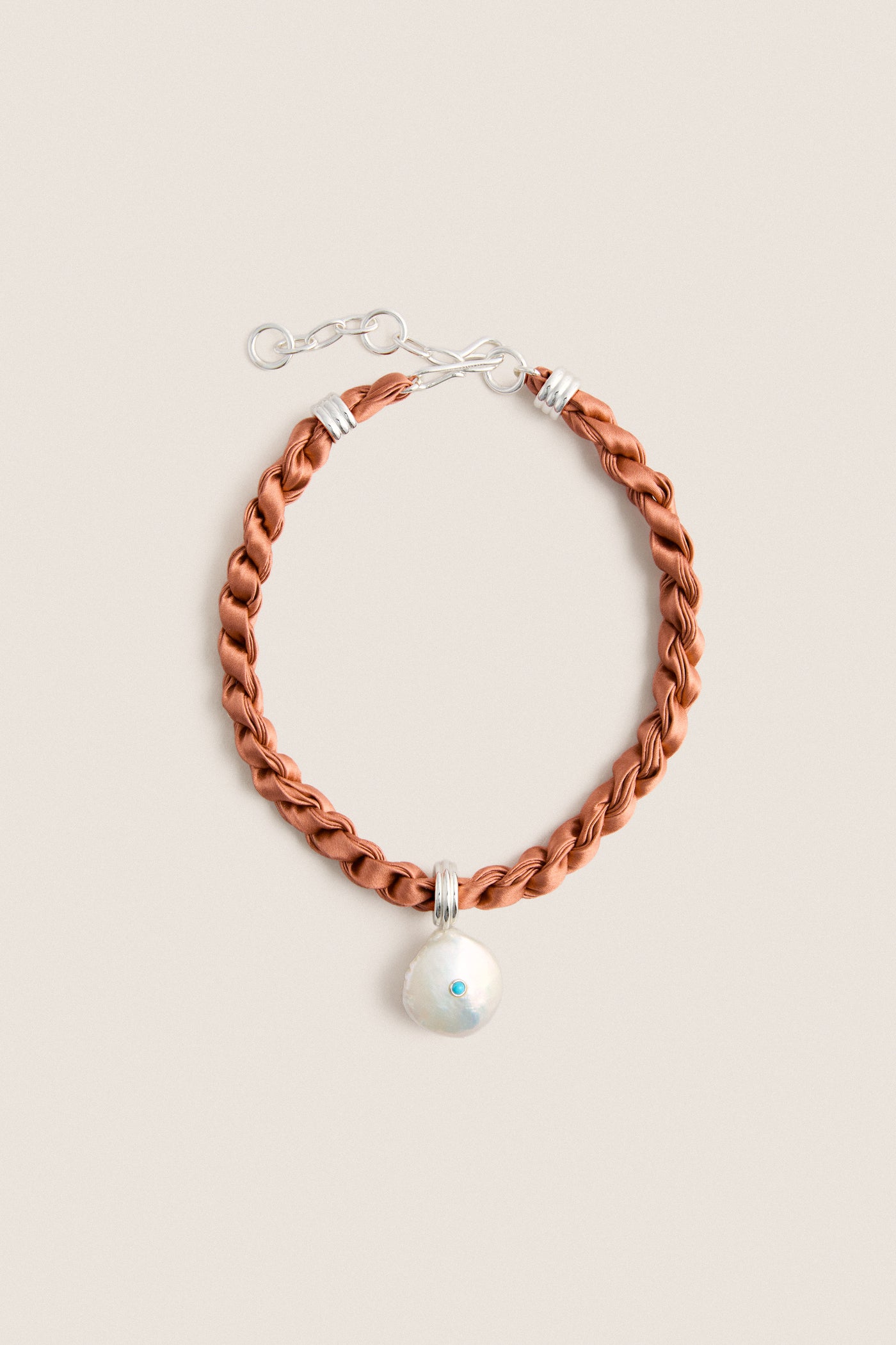 Tuckernuck x Lizzie Fortunato Desert Pearl Woven Collar Necklace
