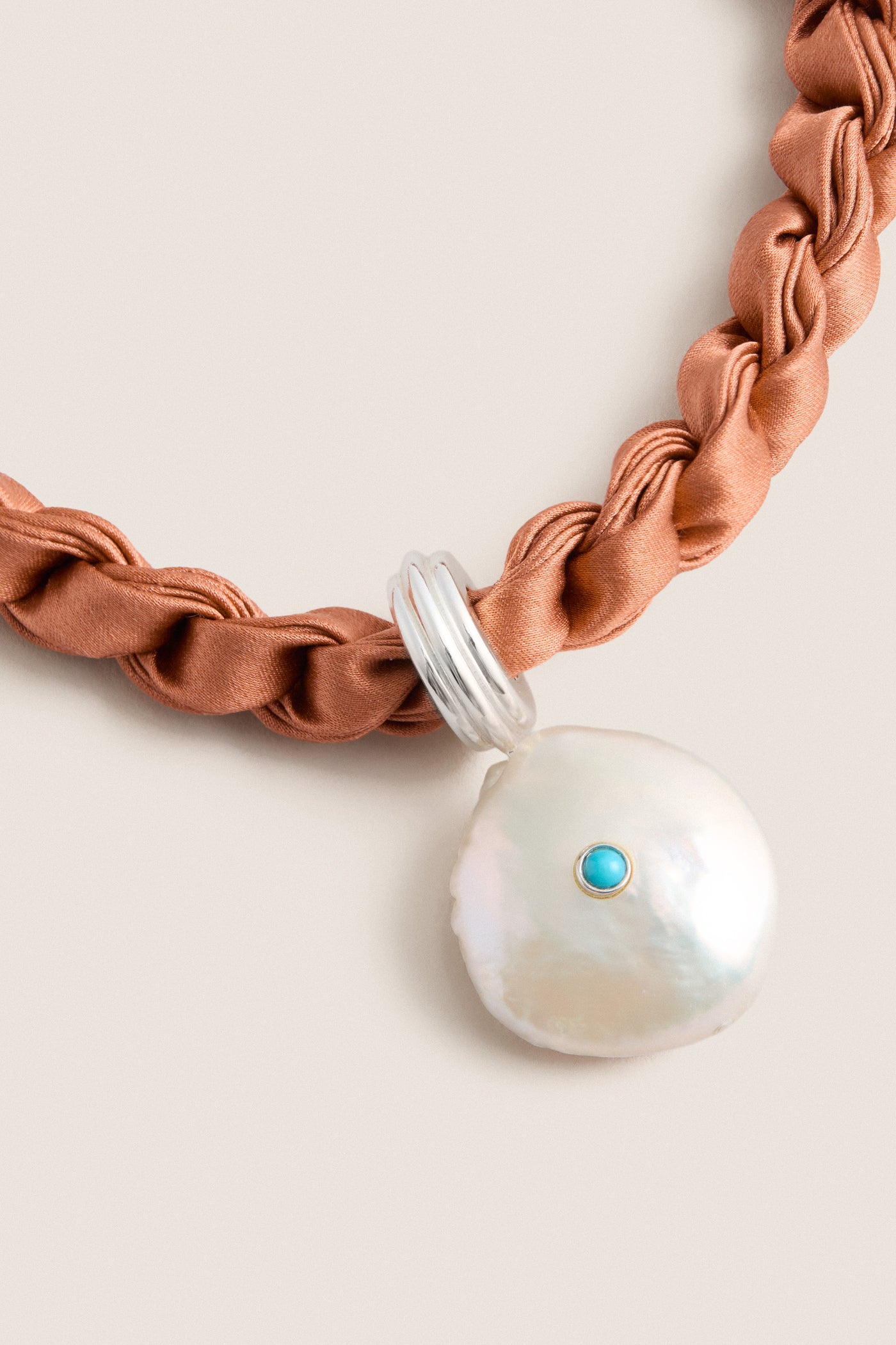 Tuckernuck x Lizzie Fortunato Desert Pearl Woven Collar Necklace